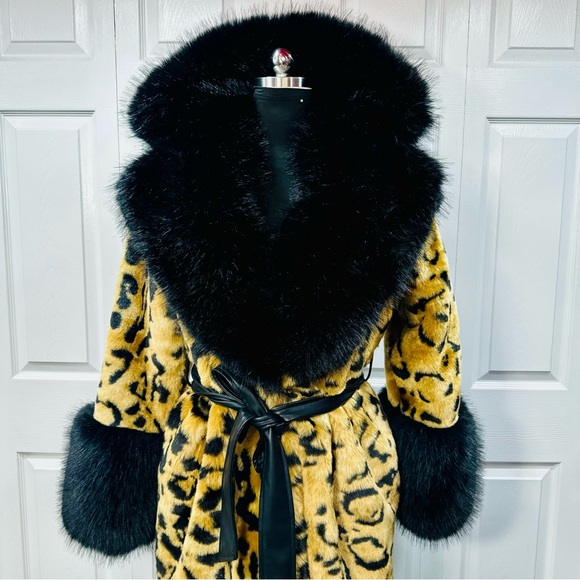 Fashion Nova Dakota Leopard Fur Maxi Coat - Leopard - Picture 6 of 16